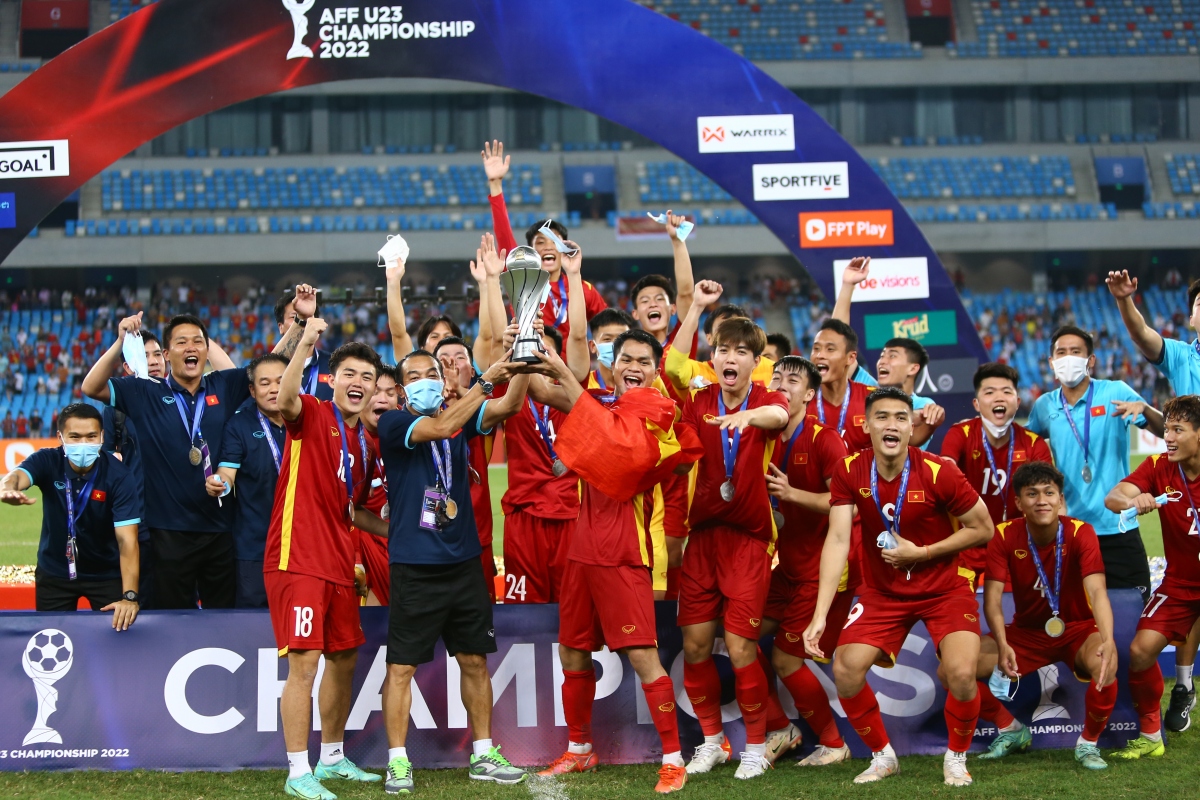 U23 Việt Nam chỉ có 2 cầu thủ lọt vào đội hình tiêu biểu giải U23 Đông Nam Á 2022